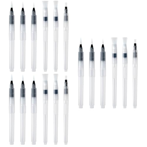 Uonlytech 3 Sätze Handbemaltem Bürstensatz Wasserstifte Farbe Tinte Stift Bürsten Nachfüllbarer Pinselstift Aquarellstifte Pinsel Stifte Wasserpinselstifte Für Aquarell Plastik 6 Stück * 3 Uonlytech 3 Sätze Handbemaltem Bürstensatz Wasserstifte Farbe Tinte Stift Bürsten Nachfüllbarer Pinselstift Aquarellstifte Pinsel Stifte Wasserpinselstifte Für Aquarell Plastik 6 Stück * 3 von Uonlytech