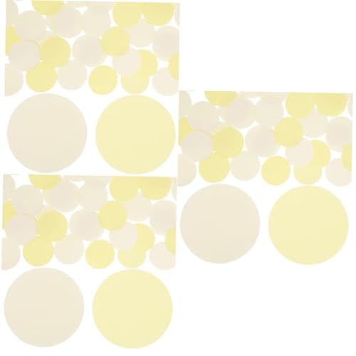 Uonlytech 3 Sätze Kleiner Gelbe Entenbasisfilm Aufkleber Doppelseitiges Klebeband Für Autos Doppelseitiges Rundes Klebeband Doppelseitige Pads Acryl Transparent 24 Stück * 3 von Uonlytech