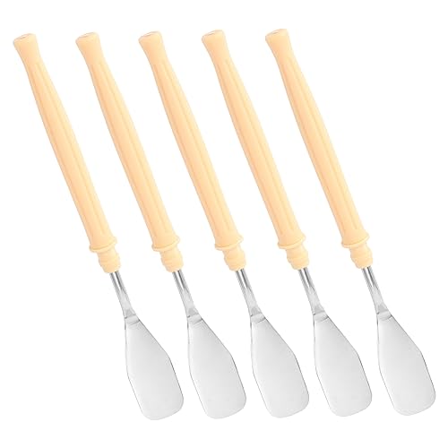 Uonlytech 3 Sätze Kunstspachtel Farbmischpalette Malenmischspatel Farbmischzubehör Ölgemäldezubehör Farbpaletten Werkzeug Zum Mischen Von Farben Spachtel Für Ölgemälde Plastik 5 Stücke * 3 von Uonlytech