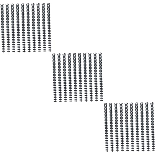 Uonlytech 3 Sätze Kunststoffspule Binderücken Aus Draht Spiral- Spiralblock Spiralspulen Für Kammbindungen Spulenstacheln Spiralringbuch Schnellhefter Bindespiralen Plastik 10 Stück * 3 Uonlytech 3 Sätze Kunststoffspule Binderücken Aus Draht Spiral- Spiralblock Spiralspulen Für Kammbindungen Spulenstacheln Spiralringbuch Schnellhefter Bindespiralen Plastik 10 Stück * 3 von Uonlytech