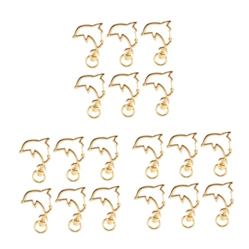 Uonlytech 3 Sätze Legierung Delphinförmige Verschlüsse Für Schmuckherstellung Gold Für Schlüsselanhänger Armbänder Und Diy Zubehör Für Kreative Projekte 20 Stück * 3 Uonlytech 3 Sätze Legierung Delphinförmige Verschlüsse Für Schmuckherstellung Gold Für Schlüsselanhänger Armbänder Und Diy Zubehör Für Kreative Projekte 20 Stück * 3 von Uonlytech