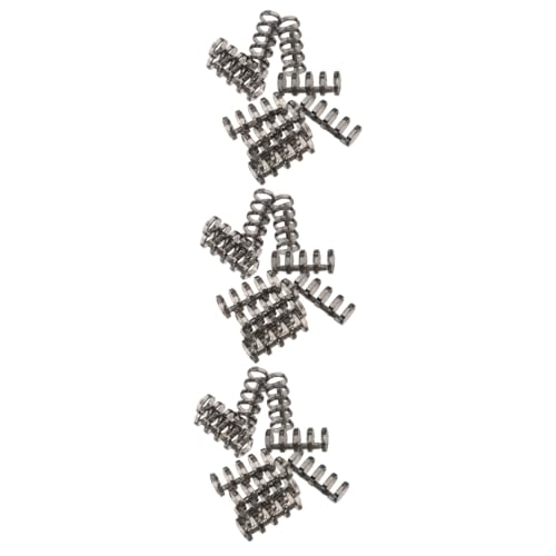 Uonlytech 3 Sätze Loseblattring Schlüssel Loseblatt-bindestreifen 5-loch-binderinge Notizbuch Spiralblock Binderinge Für Lernkarten Buchbinderringe Selber Machen Plastik Schwarz 10 Stück * 3 von Uonlytech