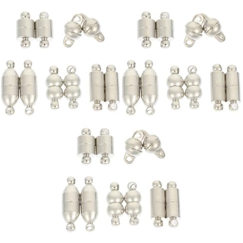 Uonlytech 3 Sätze Magnetverschluss Armband Zubehör Legierung Verbindungsstücke Für Diy Schmuckherstellung Magnetische Verschlüsse Für Für Armbänder Und 5 Paare * 3 Uonlytech 3 Sätze Magnetverschluss Armband Zubehör Legierung Verbindungsstücke Für Diy Schmuckherstellung Magnetische Verschlüsse Für Für Armbänder Und 5 Paare * 3 von Uonlytech