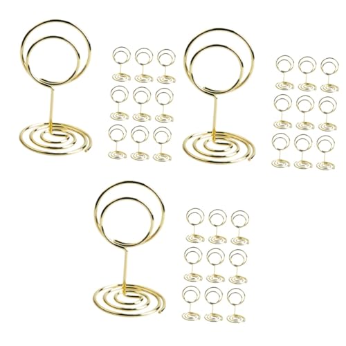 Uonlytech 3 Sätze Namensschildhalter Kartenhalter Karteninhaber Namensbadehalter Halter Für Fotoclips Fotohalter Hochzeitstischnummer Steht Draht Aus Kohlenstoffstahl Golden 10 Stück * 3 Uonlytech 3 Sätze Namensschildhalter Kartenhalter Karteninhaber Namensbadehalter Halter Für Fotoclips Fotohalter Hochzeitstischnummer Steht Draht Aus Kohlenstoffstahl Golden 10 Stück * 3 von Uonlytech