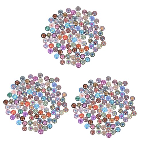 Uonlytech 3 Sätze Patch Edelstein Aufkleber Anhänger Herstellen Strasssteine ​​Für Charms Edelstein Cabochons DIY Dekorationsmaterial Handgefertigter 100 Stück * 3 von Uonlytech