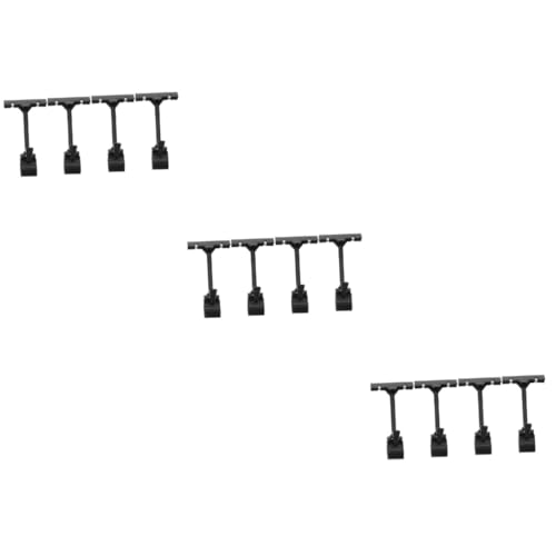 Uonlytech 3 Sätze Plastikclip Paper Clip Kunststoffclips Preisschildhalter Display Einzelhandel Konzession Platte Schilderclip Aus Kunststoff Anzeigeclip Für Werbeschilder Black 4 Stück * 3 Uonlytech 3 Sätze Plastikclip Paper Clip Kunststoffclips Preisschildhalter Display Einzelhandel Konzession Platte Schilderclip Aus Kunststoff Anzeigeclip Für Werbeschilder Black 4 Stück * 3 von Uonlytech