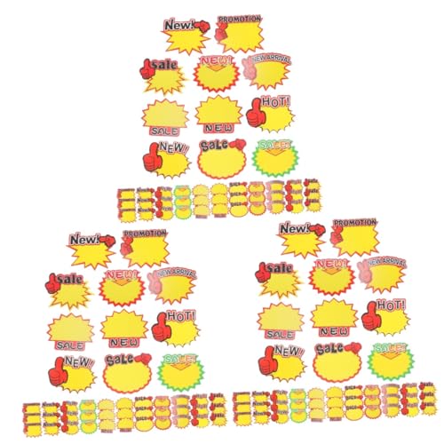 Uonlytech 3 Sätze Preis Schild Etikett Leer Schilder Für Einzelhandelsgeschäfte Speichern Tag-aufkleber Zeichen Stichworte Display-tags Für Den Einzelhandel Preisschild Papier 600 Stück * 3 von Uonlytech