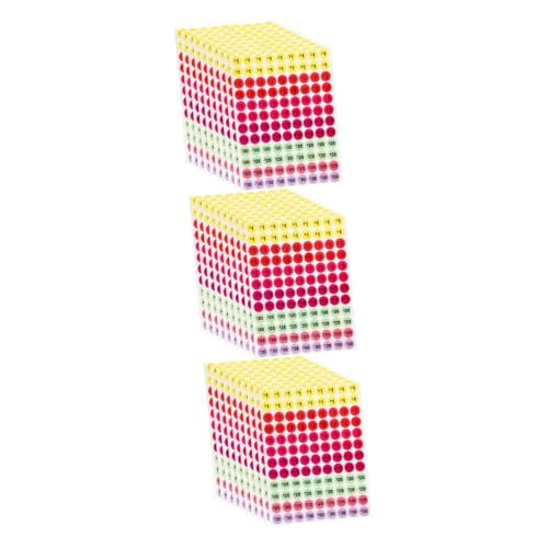 Uonlytech 3 Sätze Preisschild Aufkleber Marktpreisaufkleber Tags-aufkleber Etikett Ladenaufkleber Verkaufsaufkleber Für Einzelhandelsgeschäfte Warenpreisaufkleber Papier 10 Blätter * 3 von Uonlytech