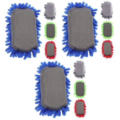Uonlytech 3 Sätze Radiergummi Magnetische Whiteboard-radierer Accessoires Im Klassenzimmer Whiteboard-radierer Für Zu Hause Magnetische Trockenlöscher Chenille 4 Stück * 3 von Uonlytech