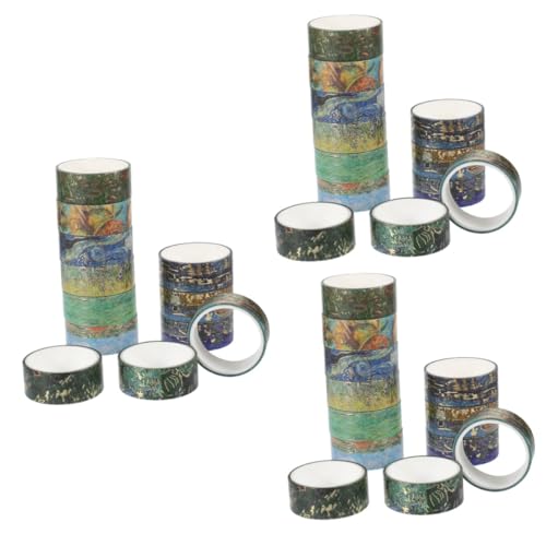Uonlytech 3 Sätze Retro -kunstaufkleber Bastelband Aus Papier Sammelalbum Dekorativ Gemustert Scrapbooking Washi Tape Scrapbook-klebebänder Selber Machen Flüsterpapier 12 Rollen * 3 Uonlytech 3 Sätze Retro -kunstaufkleber Bastelband Aus Papier Sammelalbum Dekorativ Gemustert Scrapbooking Washi Tape Scrapbook-klebebänder Selber Machen Flüsterpapier 12 Rollen * 3 von Uonlytech