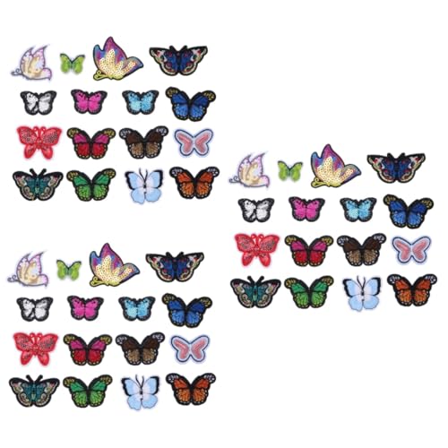 Uonlytech 3 Sätze Schmetterlings Patches Bügelbare Stickerei Patches Für Kleidung Jeans Taschen Dekoration Und Reparatur Selbstklebende Flicken Für Kreative Designs 16 Stück * 3 Uonlytech 3 Sätze Schmetterlings Patches Bügelbare Stickerei Patches Für Kleidung Jeans Taschen Dekoration Und Reparatur Selbstklebende Flicken Für Kreative Designs 16 Stück * 3 von Uonlytech