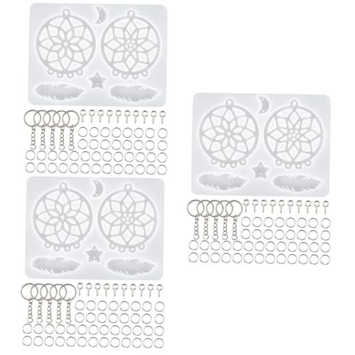Uonlytech 3 Sätze Silikonform Dream Catcher Teiliges Diy Silikon Gießformen für Schlüsselanhänger und Wanddekoration Flexibles Langlebiges Material Einfach zu Reinigen und Wiederverwendbar Uonlytech 3 Sätze Silikonform Dream Catcher Teiliges Diy Silikon Gießformen für Schlüsselanhänger und Wanddekoration Flexibles Langlebiges Material Einfach zu Reinigen und Wiederverwendbar von Uonlytech