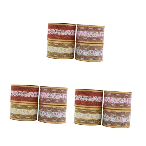 Uonlytech 3 Sätze Spitzenband Dekobänder Stoff DIY Dekorationen Basteln Farbband Bündel Basteln Blumendrahtbänder Wickeln Geschenkband Zopfseil 4 Rollen * 3 Uonlytech 3 Sätze Spitzenband Dekobänder Stoff DIY Dekorationen Basteln Farbband Bündel Basteln Blumendrahtbänder Wickeln Geschenkband Zopfseil 4 Rollen * 3 von Uonlytech