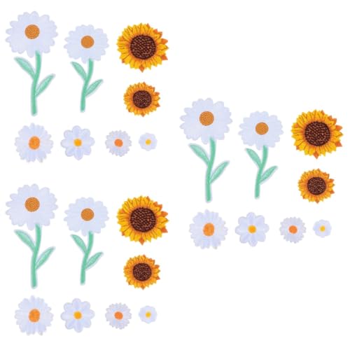 Uonlytech 3 Sätze Stoffaufkleber Daisy Bulk Material Girly Applikationen Für Kleidung Sticken Aufnähen Blumen Für Kleidung Outdoor Kleidung Patches Daisy Patch Stoff Mini DIY 16 Stück * 3 Uonlytech 3 Sätze Stoffaufkleber Daisy Bulk Material Girly Applikationen Für Kleidung Sticken Aufnähen Blumen Für Kleidung Outdoor Kleidung Patches Daisy Patch Stoff Mini DIY 16 Stück * 3 von Uonlytech