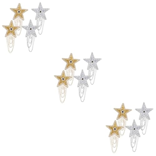 Uonlytech 3 Sätze Stoffmontage Dekorationen Verzerrungen Perlen Flecken Kleidungsflicken Kleidung Accessoire Patch Stickereiapplikationen Strasssteine 4 Stück * 3 von Uonlytech