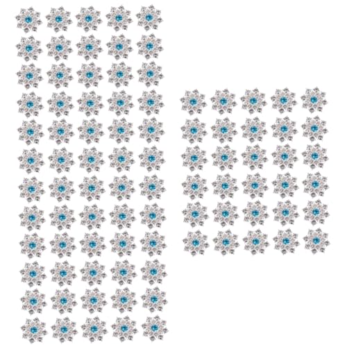Uonlytech 3 Sätze Strass Schneeflocken Verzierung Für Diy Haarschmuck Kristall Applikationen Für Kleidung Hochzeitsdeko Und Bastelprojekte 30 Stück * 3 von Uonlytech