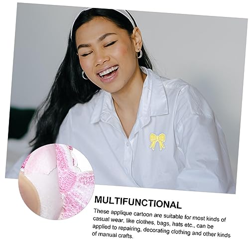 Uonlytech 3 Sätze Teiliges Cartoon Aufnäher Selbstklebende Stoffpatches Für Kleidung Mit Schleifen Und Blumen Für Diy Dekoration Und Reparatur Von Textilien 18 Stück * 3 Uonlytech 3 Sätze Teiliges Cartoon Aufnäher Selbstklebende Stoffpatches Für Kleidung Mit Schleifen Und Blumen Für Diy Dekoration Und Reparatur Von Textilien 18 Stück * 3 von Uonlytech