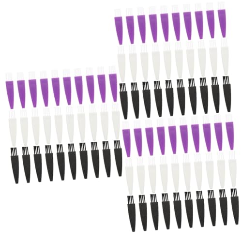 Uonlytech 3 Sätze Teiliges Diamantmalerei Werkzeug Pinsel Und Sortiertablett Für Rhinestone Für Anfänger Und Profis Weiße Schwarze Und Lilafarbene Pinsel Leicht Zu Reinigen Und 30 Stück * 3 von Uonlytech