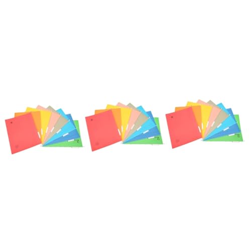 Uonlytech 3 Sätze Teiliges Hängemappen Aus Strapazierfähigem Papier Dokumenten Organizer Für Bürobedarf Für Übersichtliche Ablage Von Unterlagen Und Farbenfrohe 8 Stücke * 3 Uonlytech 3 Sätze Teiliges Hängemappen Aus Strapazierfähigem Papier Dokumenten Organizer Für Bürobedarf Für Übersichtliche Ablage Von Unterlagen Und Farbenfrohe 8 Stücke * 3 von Uonlytech