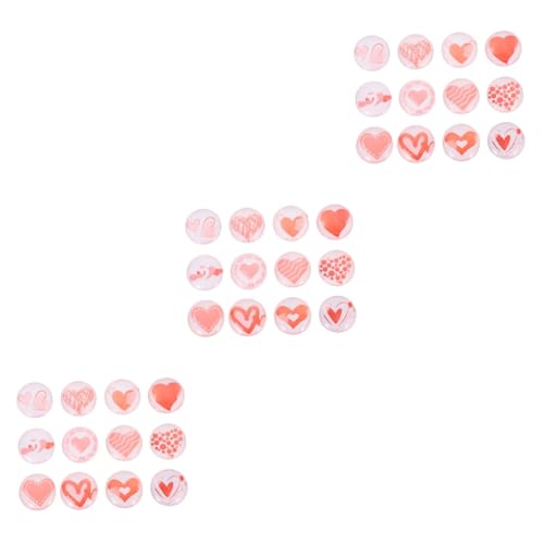 Uonlytech 3 Sätze Teiliges Herzförmige Cabochons Für Diy Schmuckgestaltung Armbänder Und Schlüsselanhänger Leuchtenden Farben Für Bastelprojekte 12 Stücke * 3 Uonlytech 3 Sätze Teiliges Herzförmige Cabochons Für Diy Schmuckgestaltung Armbänder Und Schlüsselanhänger Leuchtenden Farben Für Bastelprojekte 12 Stücke * 3 von Uonlytech
