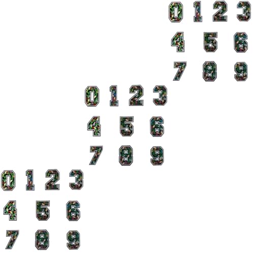 Uonlytech 3 Sätze Teiliges Numerischer Stick Patches Für Kleidung Hochwertige Applikationen Zur Dekoration Von T Shirts Jeans Und Mehr Zahlen 10 Stück * 3 Uonlytech 3 Sätze Teiliges Numerischer Stick Patches Für Kleidung Hochwertige Applikationen Zur Dekoration Von T Shirts Jeans Und Mehr Zahlen 10 Stück * 3 von Uonlytech