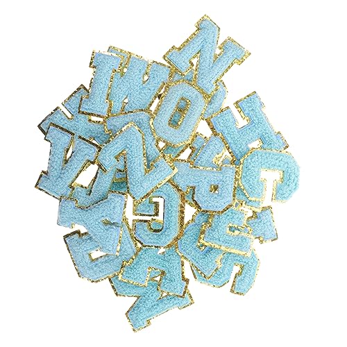 Uonlytech 3 Sätze Teiliges Set Dekorative Aufnäher Buchstaben Stickerei Patches Für Bekleidung Und Diy Projekte Zum Aufbügeln Oder Annähen Für Kleidung Und Taschen 26 Stücke * 3 von Uonlytech