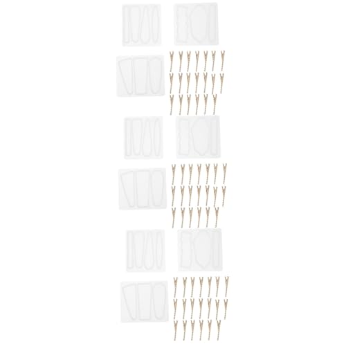Uonlytech 3 Sätze Teiliges Set Haarklammern Gießform Diy Epoxidharz Formen Für Schmuck Kreative Haarspangen Moulds Für Handgemachte Accessoires Hochwertige Wiederverwendbare 23 Stück * 3 von Uonlytech