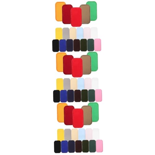 Uonlytech 3 Sätze Teiliges Twill Applikations Patches Zum Aufnähen Für Diy Projekte An Kleidung Taschen Und Mehr Für Reparaturen Und Designs 18 Stücke * 3 von Uonlytech