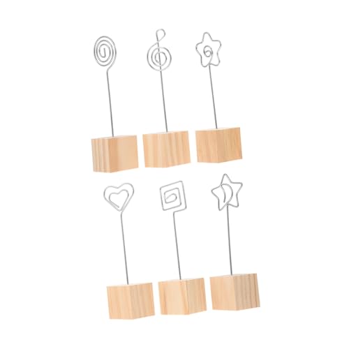 Uonlytech 3 Sätze Teiliges Vielseitiger Holz Clipständer Mit Quadratischer Basis Für Fotos Und Notizen Zur Dekoration Von Schreibtischen Organisation Von Erinnerungen 6 Stücke * 3 Uonlytech 3 Sätze Teiliges Vielseitiger Holz Clipständer Mit Quadratischer Basis Für Fotos Und Notizen Zur Dekoration Von Schreibtischen Organisation Von Erinnerungen 6 Stücke * 3 von Uonlytech