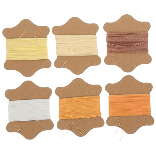 Uonlytech 3 Sätze Teiliges Wachsfaden Für Leder Handnähen Und Diy Projekte Gemischten Farben Langlebig Und Robust Für Lederarbeiten Buchbindung Und Mehr 6 Stück * 3 Uonlytech 3 Sätze Teiliges Wachsfaden Für Leder Handnähen Und Diy Projekte Gemischten Farben Langlebig Und Robust Für Lederarbeiten Buchbindung Und Mehr 6 Stück * 3 von Uonlytech