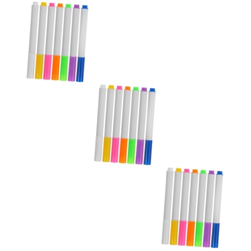 Uonlytech 3 Sätze Teiliges Wiederverwendbarer Abwischbarer Whiteboard Marker Farbige Praktische Kreidestifte Für Erwachsene Für Zuhause Schule Und Büro 7 Stück * 3 Uonlytech 3 Sätze Teiliges Wiederverwendbarer Abwischbarer Whiteboard Marker Farbige Praktische Kreidestifte Für Erwachsene Für Zuhause Schule Und Büro 7 Stück * 3 von Uonlytech