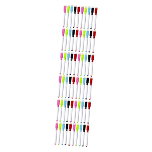 Uonlytech 3 Sätze Tragbare Verschleißfeste Whiteboard Marker Zufälligen Farben Praktische Schreibutensilien Für Schule Und Haushalt Zufällige Farbe 30 Stück * 3 von Uonlytech