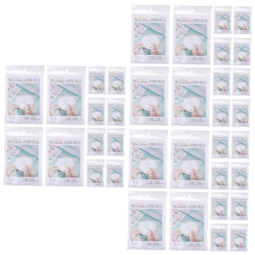 Uonlytech 3 Sätze Übertragen Sie Papier Wasserlöslicher Film Stickerei Nähen Klebriges Wasser Lösliches Papier Stabilisator Stickpapier Abwaschen Sticken Quilten Für Weiß Pva von Uonlytech