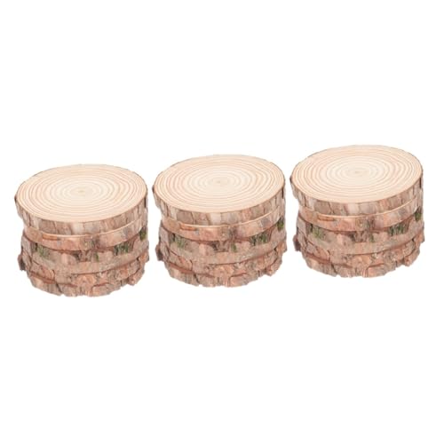 Uonlytech 3 Sätze Unbehandelte Holzscheiben Für Diy Bastelarbeiten Runde Naturholzplatten Untersetzer Oder Dekoration Für Zuhause Und Feste Robuste Glatte Oberfläche Für 6 Stück * 3 Uonlytech 3 Sätze Unbehandelte Holzscheiben Für Diy Bastelarbeiten Runde Naturholzplatten Untersetzer Oder Dekoration Für Zuhause Und Feste Robuste Glatte Oberfläche Für 6 Stück * 3 von Uonlytech