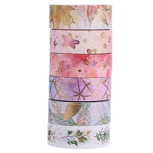 Uonlytech 3 Sätze Washi Tape Aufkleber Klebriges Scrapbooking Kunstband Dekorationsband Dekoratives Basteln Weißes Klebeband Doppelseitiges Klebeband Dekoration 6 Rollen * 3 Uonlytech 3 Sätze Washi Tape Aufkleber Klebriges Scrapbooking Kunstband Dekorationsband Dekoratives Basteln Weißes Klebeband Doppelseitiges Klebeband Dekoration 6 Rollen * 3 von Uonlytech