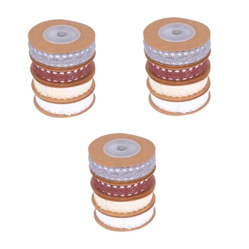 Uonlytech 3 Sätze Yards Selbstklebendes Spitzenband Baumwolle Bunte Verpackungsbänder Für Diy Basteln Party Und Bürodekoration Mixed Colors 4rollen*3 Uonlytech 3 Sätze Yards Selbstklebendes Spitzenband Baumwolle Bunte Verpackungsbänder Für Diy Basteln Party Und Bürodekoration Mixed Colors 4rollen*3 von Uonlytech
