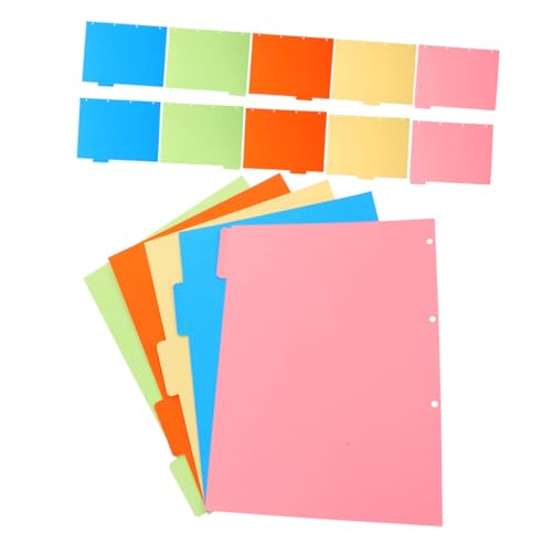 Uonlytech 3 Sätze paginiertes Papier Bindemittel Notizblock-Trennlaschen Indexteiler Binder herausnehmbare Ordnerteiler Ästhetische Ordnertrenner Seitenreiter Buchbinderteiler Papierstau Uonlytech 3 Sätze paginiertes Papier Bindemittel Notizblock-Trennlaschen Indexteiler Binder herausnehmbare Ordnerteiler Ästhetische Ordnertrenner Seitenreiter Buchbinderteiler Papierstau von Uonlytech