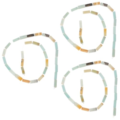 Uonlytech 3 Saiten Schmuck Diy Perlen Rechteckige Spacer Perlen Natursteine für Armband und Halskettenherstellung pro Strang für Bastelprojekte Uonlytech 3 Saiten Schmuck Diy Perlen Rechteckige Spacer Perlen Natursteine für Armband und Halskettenherstellung pro Strang für Bastelprojekte von Uonlytech