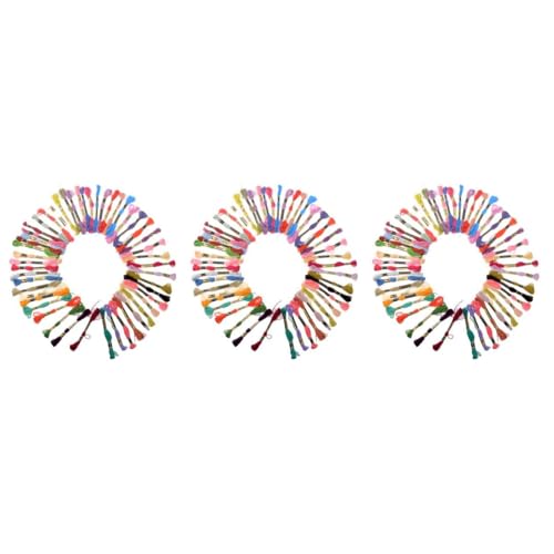 Uonlytech 3 Stück Baumwoll Stickgarn Set in Verschiedenen Farben für Kreuzstich und Nähprojekte Hochwertiges Stickgarn für Diy und Handarbeiten Uonlytech 3 Stück Baumwoll Stickgarn Set in Verschiedenen Farben für Kreuzstich und Nähprojekte Hochwertiges Stickgarn für Diy und Handarbeiten von Uonlytech