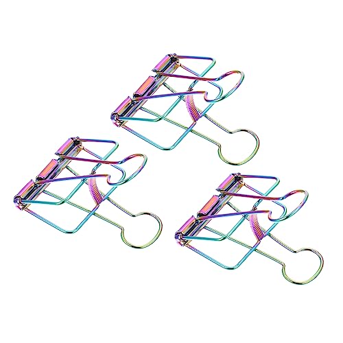 Uonlytech 3 Stück Dekorative Büroklammern Kreative Büroklammern aus Metall für Dokumente Rechnungen und Papierorganisation Robust und Elastisch Uonlytech 3 Stück Dekorative Büroklammern Kreative Büroklammern aus Metall für Dokumente Rechnungen und Papierorganisation Robust und Elastisch von Uonlytech