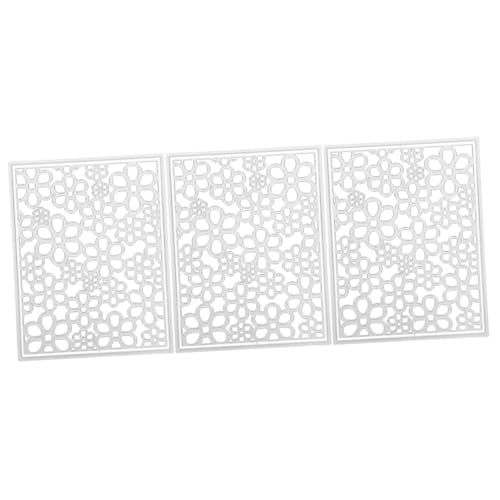 Uonlytech 3 Stück Diy Prägeschablone Kohlenstoffstahl für Kartenherstellung und Scrapbooking Langlebige Stanzform für Bastelprojekte für Fotoalben und Hochzeitskarten von Uonlytech