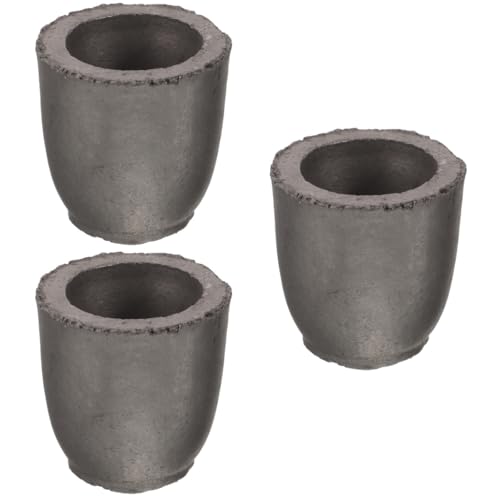 Uonlytech 3 Stück Graphit Gussform für Hochtemperatur Graphit Ingots Gussform Kupfer und Messing für Labor Wissenschaft und DIY Anwendungen Uonlytech 3 Stück Graphit Gussform für Hochtemperatur Graphit Ingots Gussform Kupfer und Messing für Labor Wissenschaft und DIY Anwendungen von Uonlytech