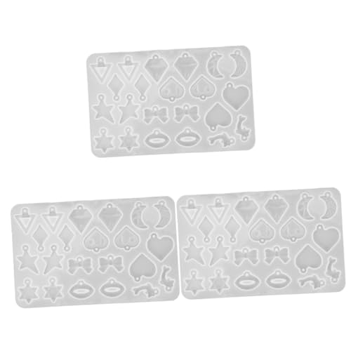 Uonlytech 3 Stück Kleine Silikonformen für Ohrringe DIY Epoxidharz Gießform für Anhänger Flexible und Praktische Schmuckherstellung Wiederverwendbar Einfach zu Reinigen Entformen Uonlytech 3 Stück Kleine Silikonformen für Ohrringe DIY Epoxidharz Gießform für Anhänger Flexible und Praktische Schmuckherstellung Wiederverwendbar Einfach zu Reinigen Entformen von Uonlytech