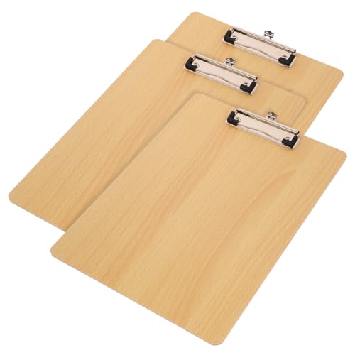 Uonlytech 3 Stück Klemmbretts Clipboard Schreibtafel für Büro Schule und Zuhause mit Verarbeitung und Optimaler Funktionalität für Dokumente und Notizen Uonlytech 3 Stück Klemmbretts Clipboard Schreibtafel für Büro Schule und Zuhause mit Verarbeitung und Optimaler Funktionalität für Dokumente und Notizen von Uonlytech