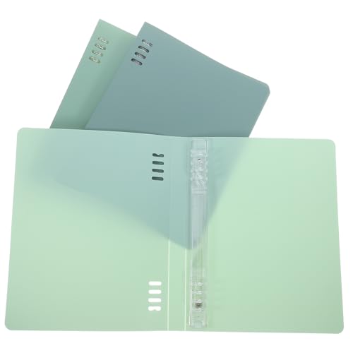 Uonlytech 3 Stück Loseblatt-Bucheinband flexibler Binder Notizbuch Notizblock Loseblattordner drei Softcover-Ordner nachfüllbare Loseblatt-Planerhülle Seitenteiler Ordnerhüllen pp von Uonlytech