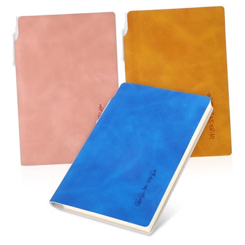 Uonlytech 3 Stück Mini-notizbuch Gepunktet Pads Für Kinderhandschrift Notizbücher Winzig Studieren Süßes Notizbuch Reisende Retro Party Blau Schule Spiral- Journaling Lehrer von Uonlytech