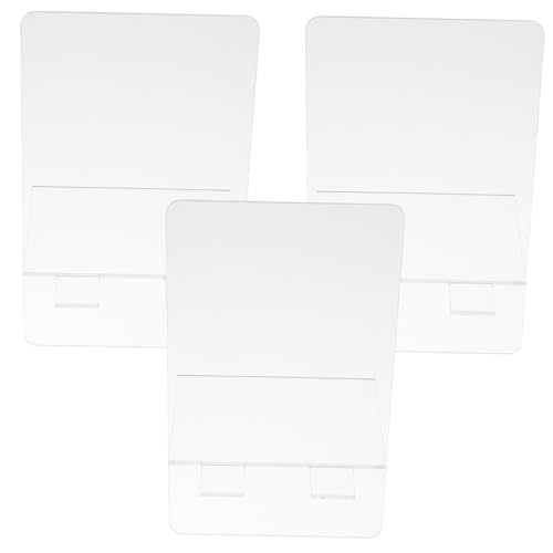 Uonlytech 3 Stück Notiztafel Kritzeln Planke Notizblock Dünn Liste Klares Schreibbrett Transparentes Zeichenbrett Schreibtischnotenplatine Memo -vorstand Transparentes Schreibvorstand Acryl von Uonlytech