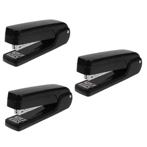 Uonlytech 3 Stück Rotationshefter Süße Bürovorräte Hochleistungshefter Für Den Schreibtisch Home Office Accessoires Kompakter Hefter Rotieren Hefter Fürs Büro Hefter Heftig Schwarz Plastik von Uonlytech