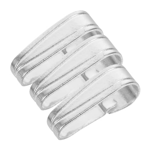 Uonlytech 3 Stück Schmuckclip Anhängerverschluss Für Halskette Charms Halskette Halsketten-charm-halter Anhängerverbinder Für Halskette Charm-verschlusshalter Charm-haken Silver Silber- von Uonlytech