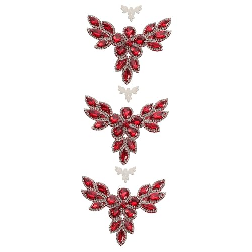 Uonlytech 3 Stück Schuhblume Aus Strass Patch Stoff Flecken Applikationen Flicken Aufnähen Bestickt Flicken Aufbügeln Kleiderflicken Selber Machen Aufnäher Für Kleidung Heißschmelzkleber Rot Uonlytech 3 Stück Schuhblume Aus Strass Patch Stoff Flecken Applikationen Flicken Aufnähen Bestickt Flicken Aufbügeln Kleiderflicken Selber Machen Aufnäher Für Kleidung Heißschmelzkleber Rot von Uonlytech